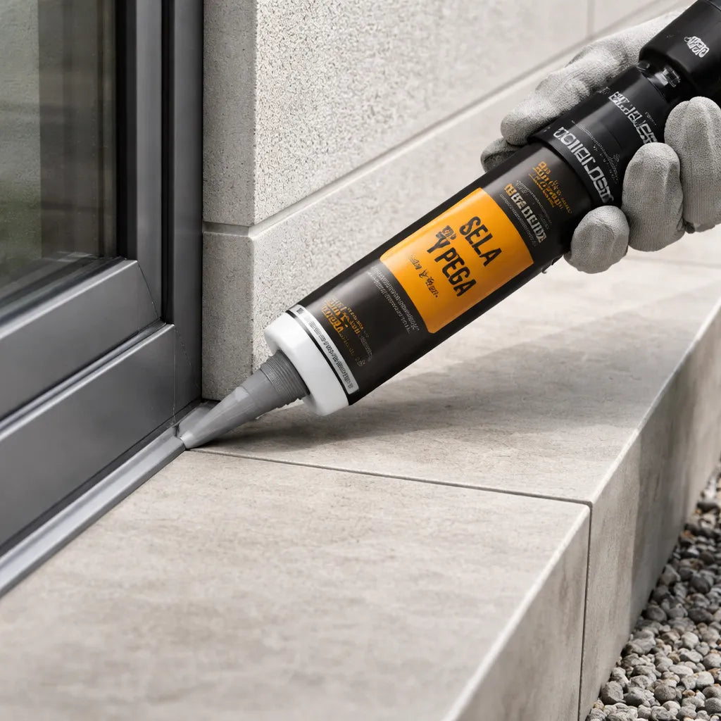 Quiadsa BRIK-CEN PM30 Pega y Sella Sellador de Poliuretano 280ML Gris