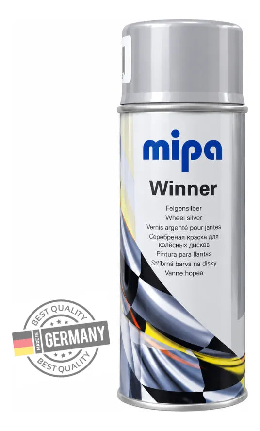 Mipa Aerosol Pintura Para Llantas Winner Spray Gris 400ml