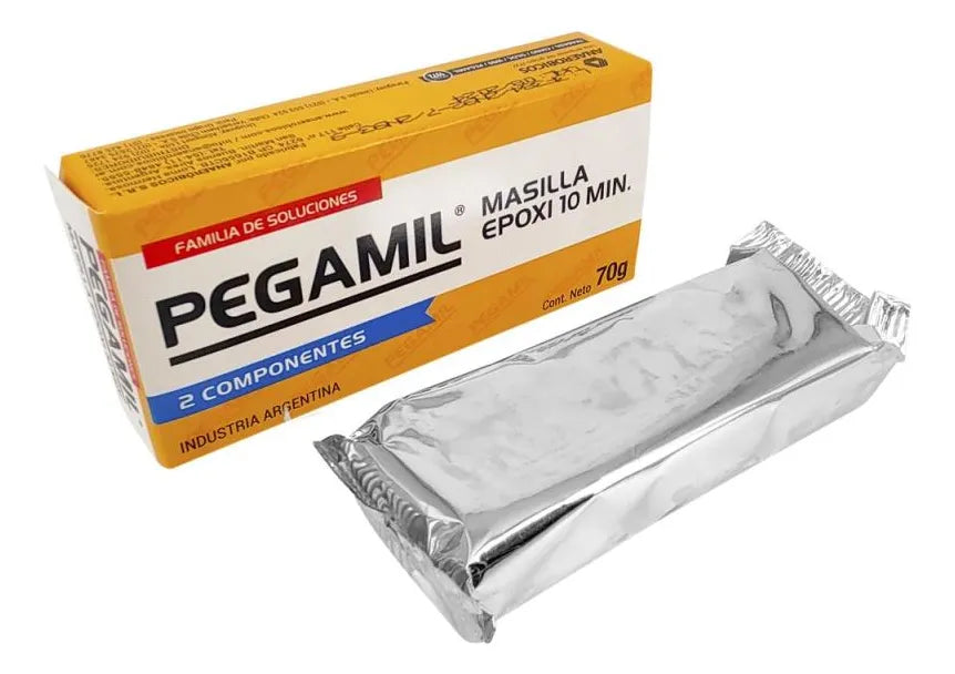 Pegamil Masilla Epoxi - 2 Componentes 10 Minutos 70g