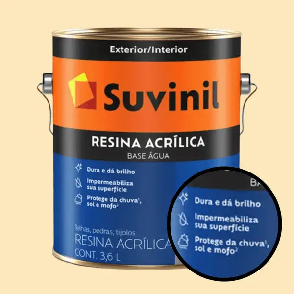 Suvinil Resina Acrilica Brilante Incoloro 3.6 L