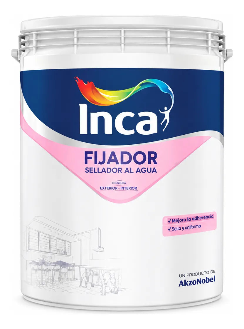 Inca Fijador Sellador Al Agua 4l