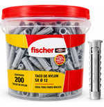 Fischer Taco Sx12 Balde 200 Unid. Cod 616392