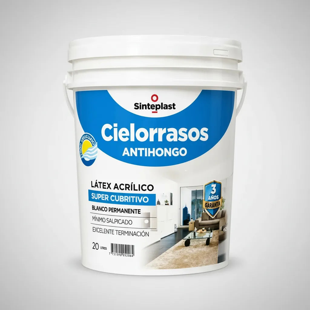 Sinteplast Cielorraso Antihongos Directo Sobre Hongo 20L
