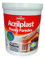 Acriplast Sinteplast Pintura Pisos y paredes Celeste 1 Litro