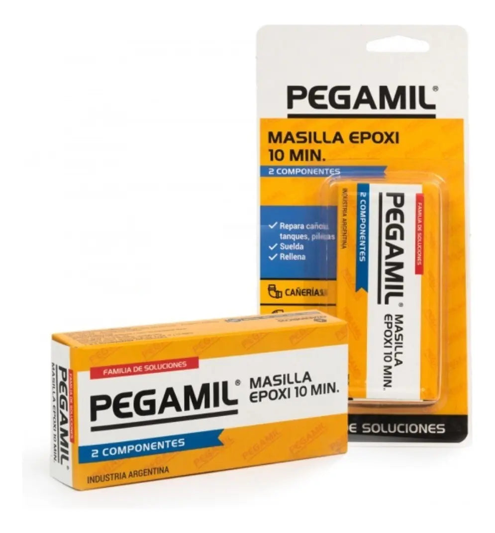 Pegamil Masilla Epoxi - 2 Componentes 10 Minutos 70g