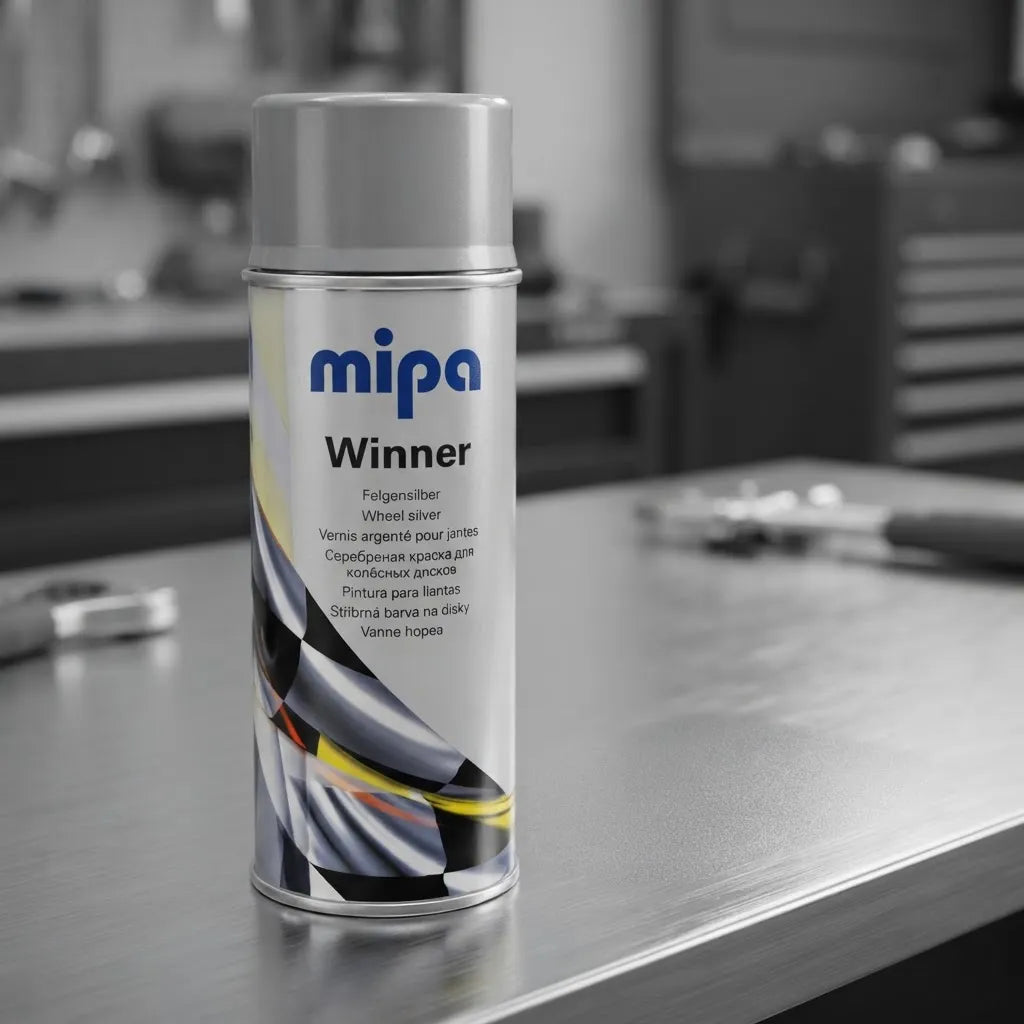 Mipa Aerosol Pintura Para Llantas Winner Spray Gris 400ml