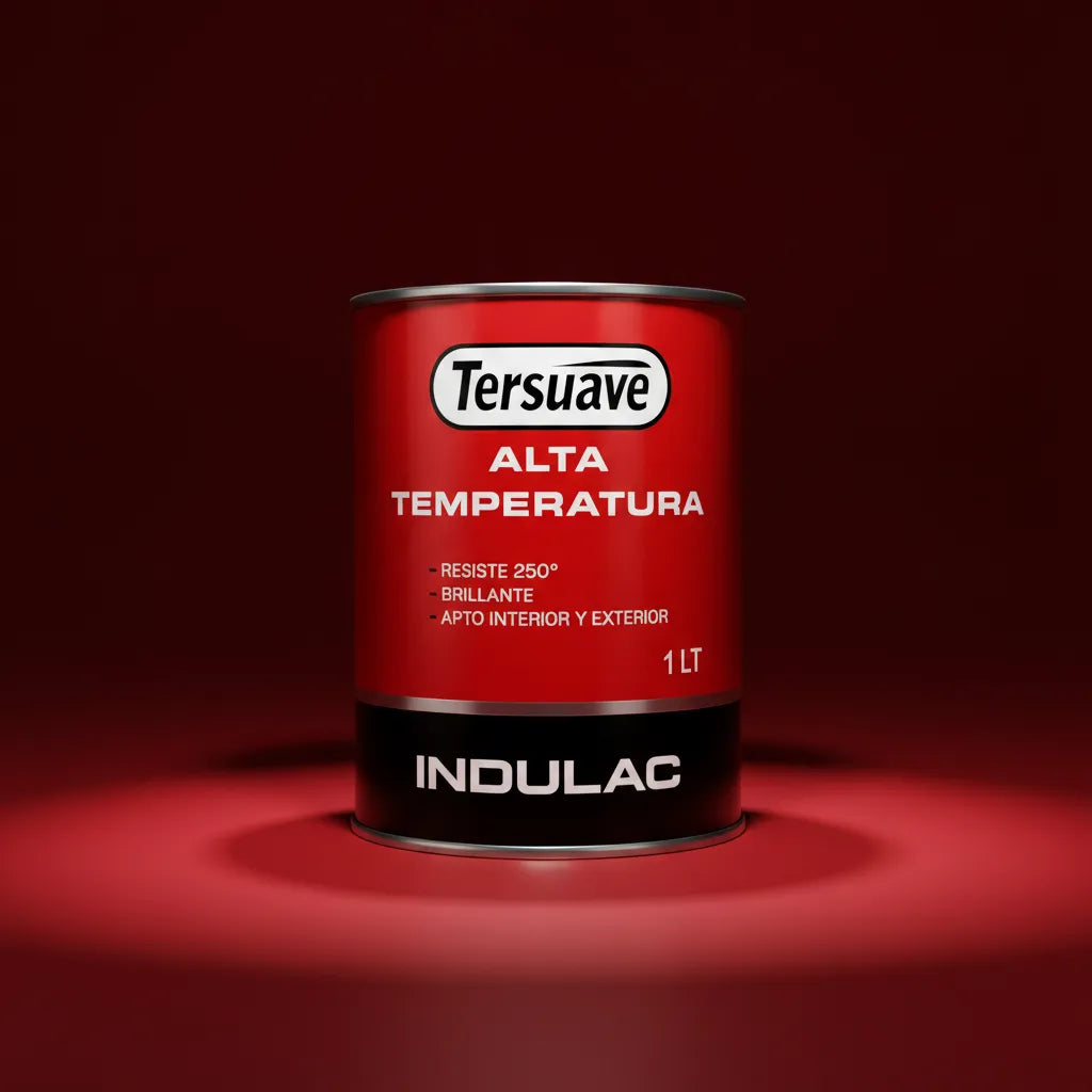 Tersuave Esmalte Sintetico Alta Temperatura Negro 1 Lts 250º