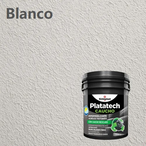 Sinteplast Platatech Caucho Blanco 18 Kilos