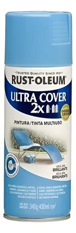 Rust Oleum Esmalte ultra cover Azul Spa Brillante 430 Ml