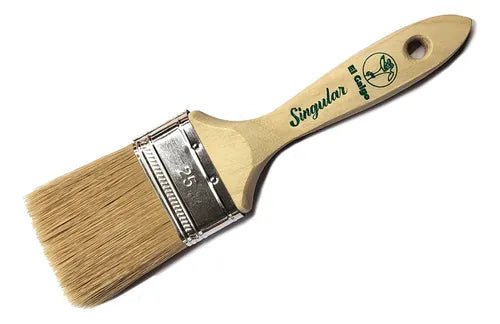 El Galgo Pincel Singular Cabo De Madera 2.5'' Cerda Sintética