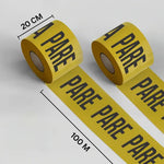 Franca Cinta De Advertencia ''Pare'' 200mm x 100m