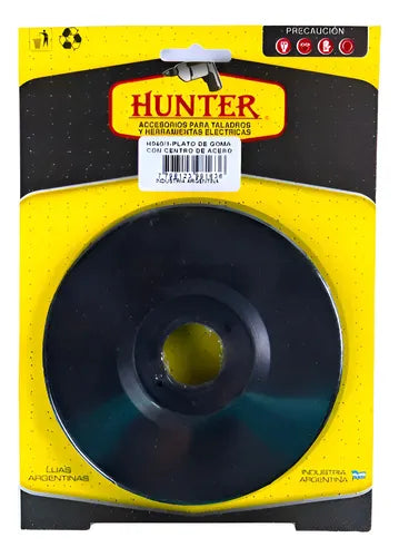 Hunter Plato De Goma P/respaldo Amoladora 115mm