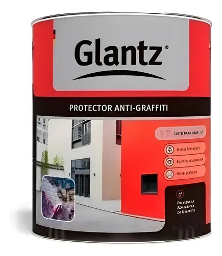 Glantz Protector Anti-Graffiti Transparente 4 Litro