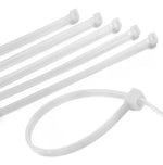 KUALOX PRECINTOS 4.8X200MM 100UN BLANCOS