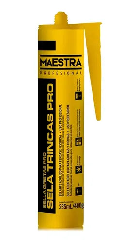 Maestra Sellador Acrilico Pintable Blanco 400 Grs