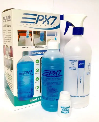PX7 Pack limpiador Concentrado 500 ML = 5 Lts