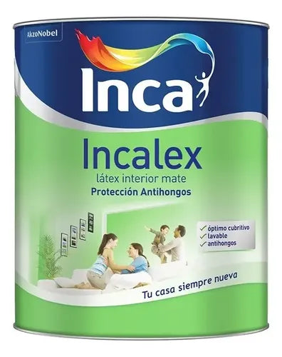 Incalex Mate Lavable Blanco 1 Litro
