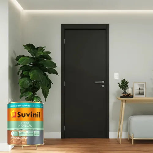 Suvinil Esmalte al Agua Seca Rápido Satinado Blanco 0.9 Lts