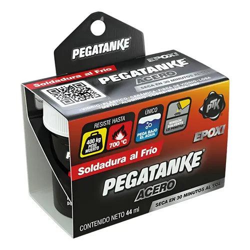 Pegatanke Pegamento Epoxi 2 Componentes Acero 35 Grs