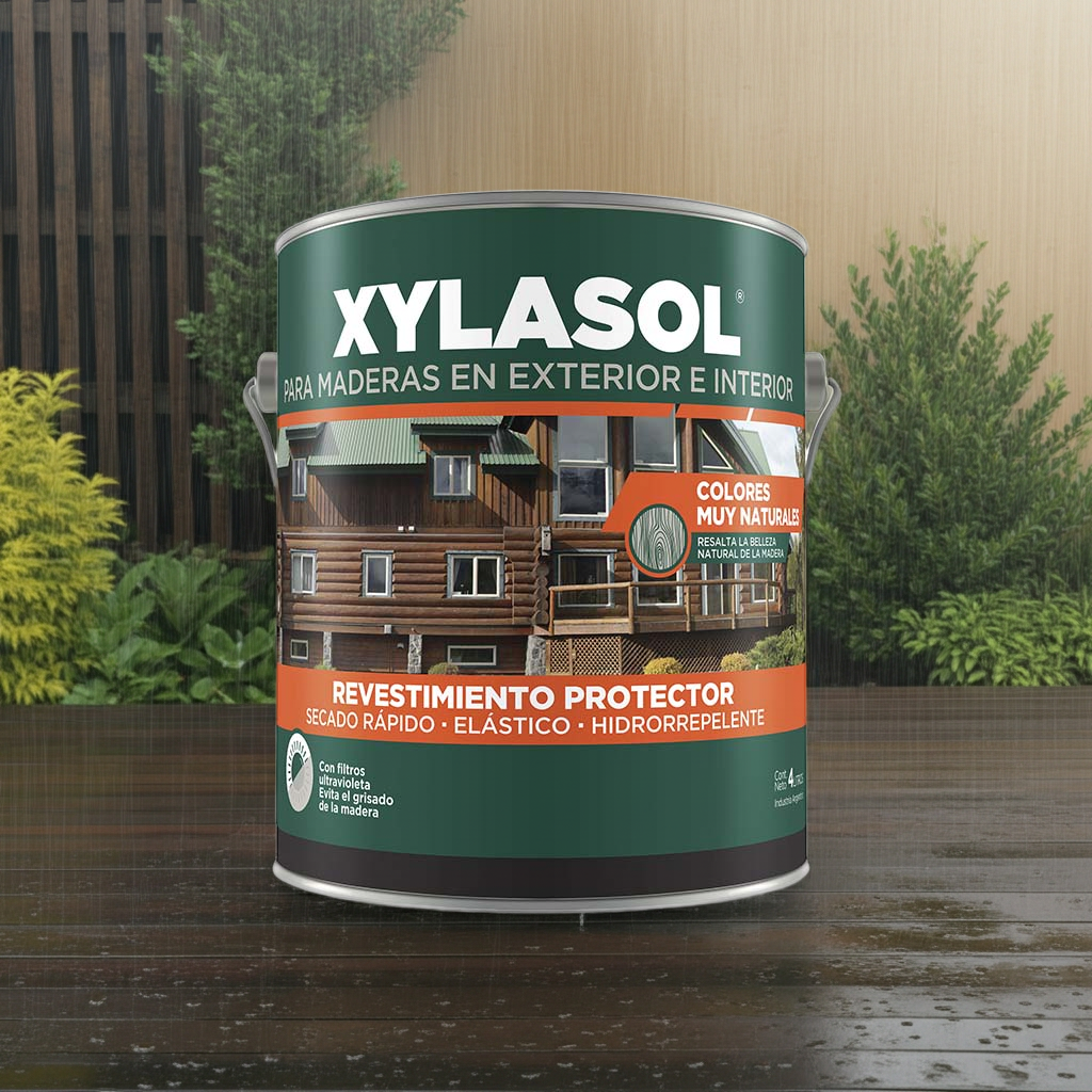 Petrilac Xylasol Protector Satinado Roble Oscuro 4 Lts.