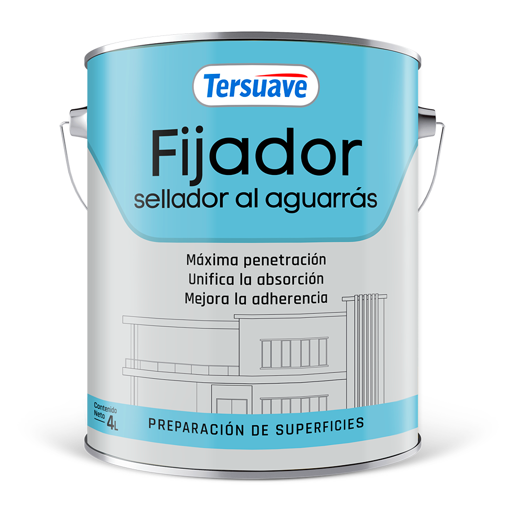 Tersuave Fijador Sellador al Aguarras 4 Lts