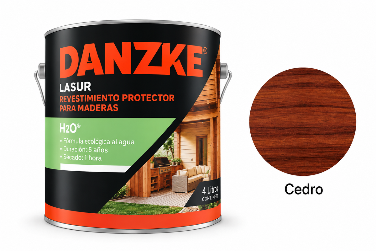 Petrilac Danzke H20 Revestimiento Para Maderas 4l Satinado