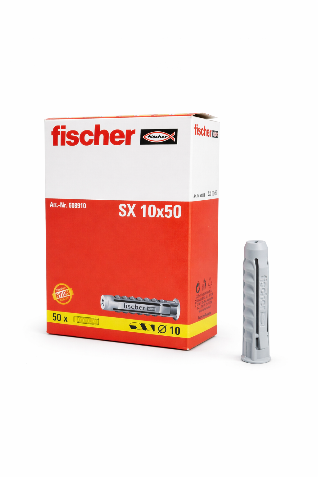 Taco Fischer SX Plus 10x50 - Caja 50 uds