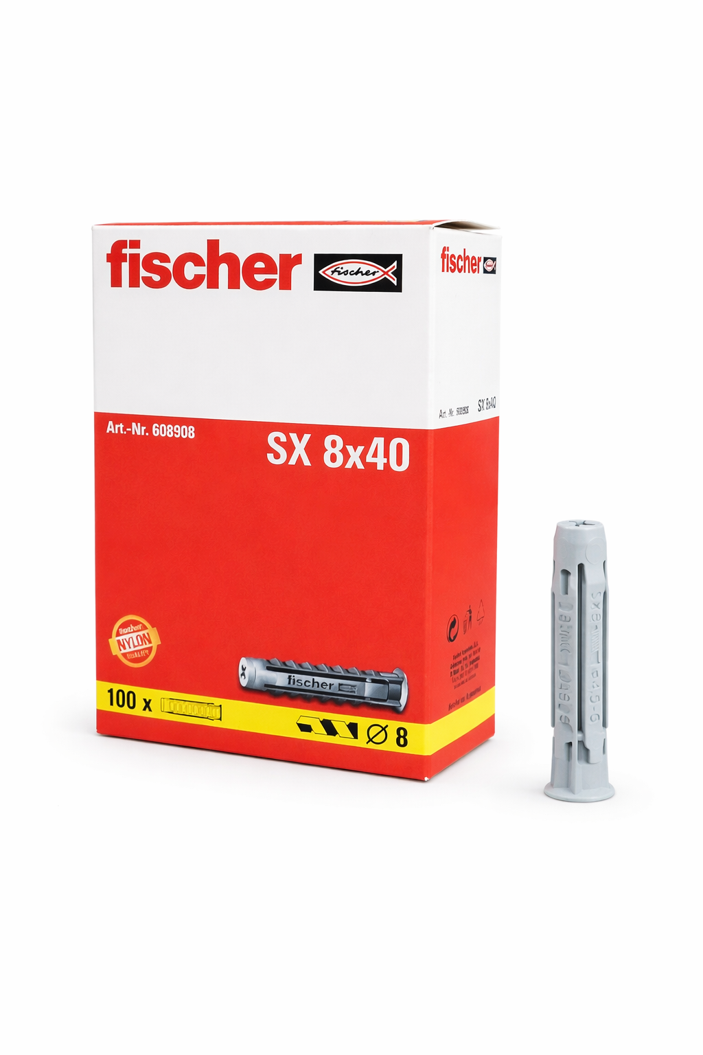 Taco Fischer SX Plus 8x40 - Caja 100 uds