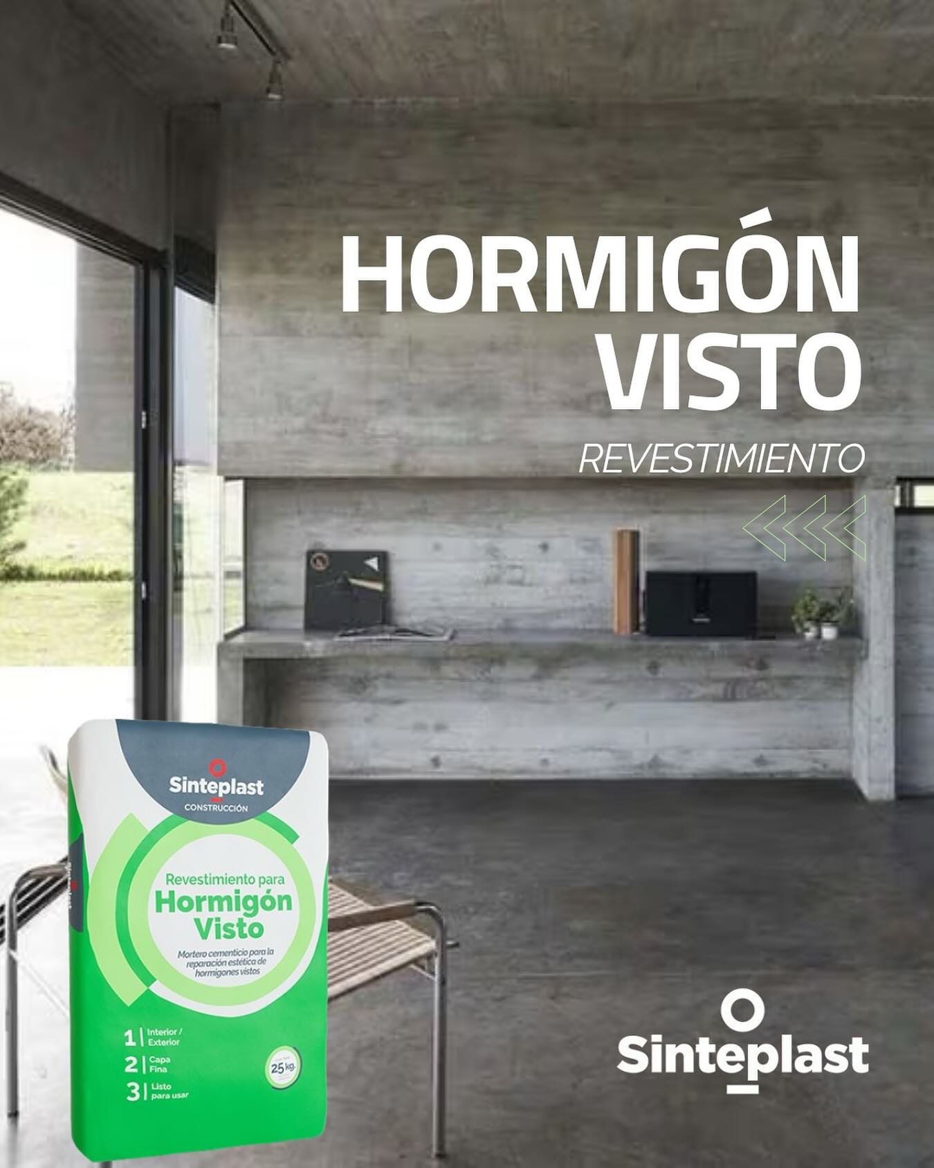 Sinteplast Revestimiento para Hormigon Visto 25kg