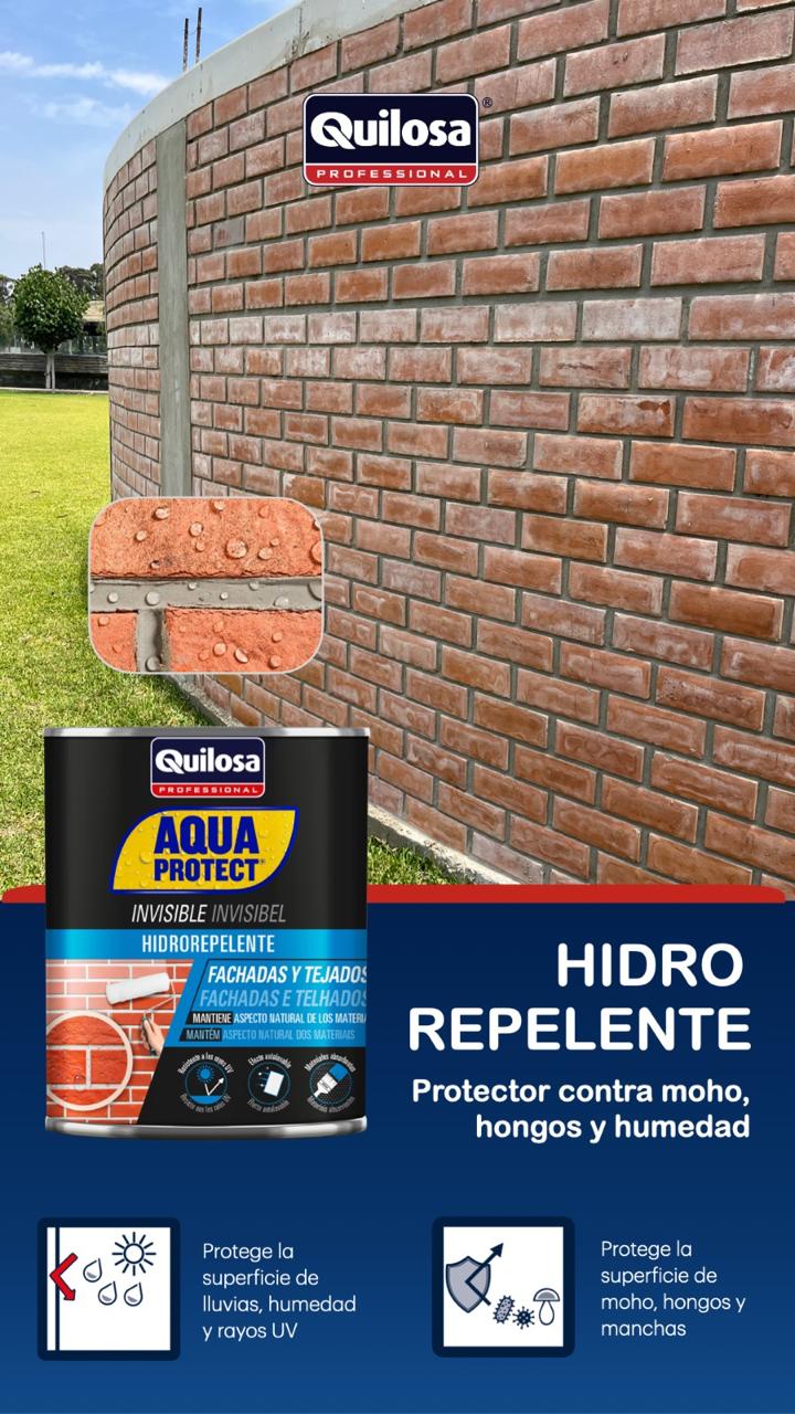 Quilosa Hidrorepelente superficies porosas Transparente 5 Litros