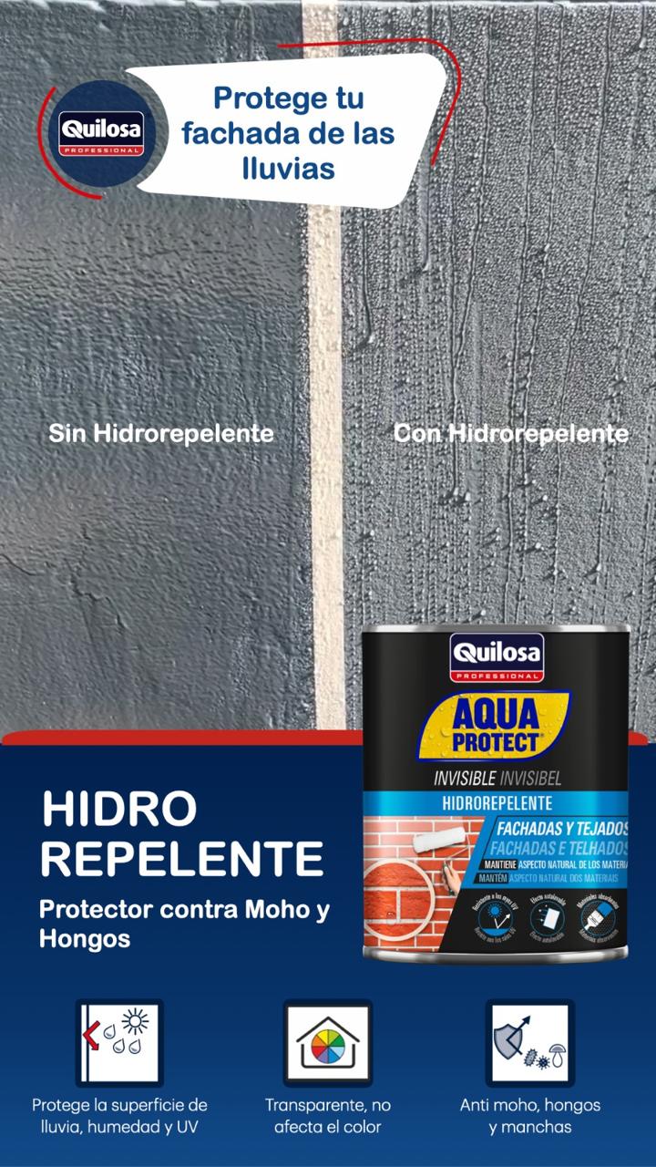 Quilosa Hidrorepelente superficies porosas Transparente 5 Litros