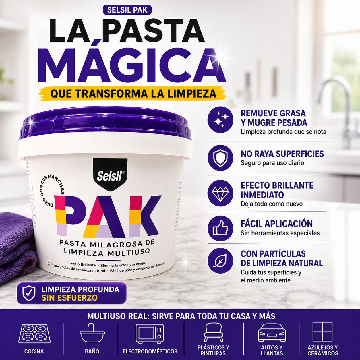 Pak Pasta Magica Limpieza Profunda 500 Grs