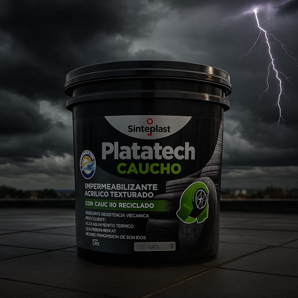 Sinteplast Platatech Caucho Teja 18 Kilos