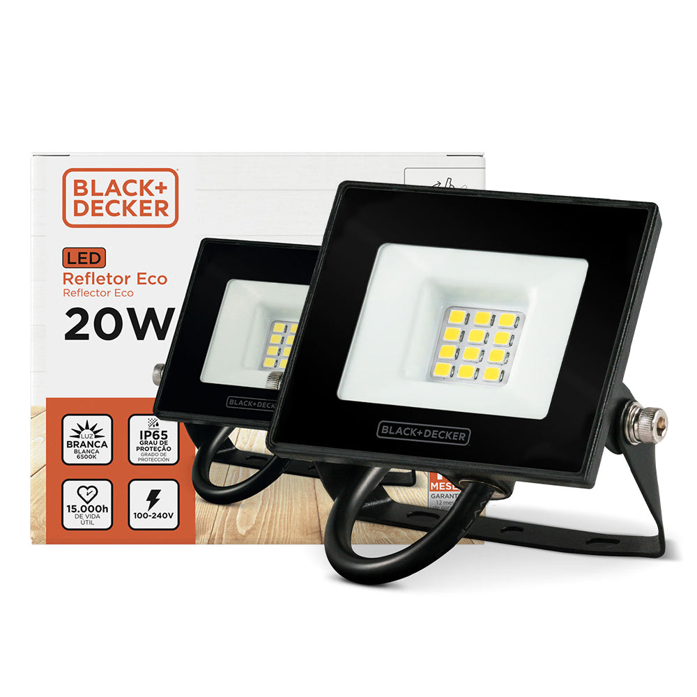 Black y Decker Reflector Led 20W Fria
