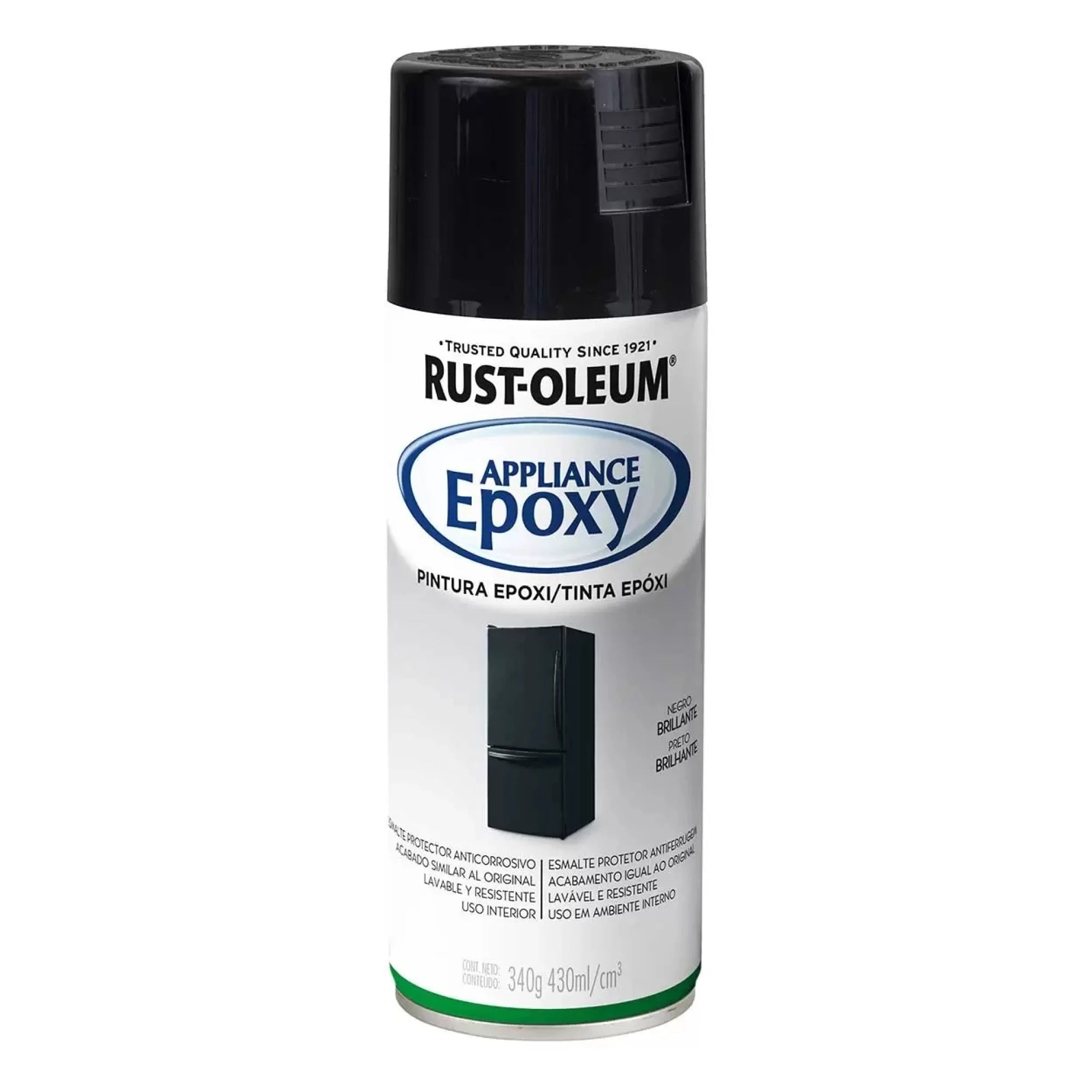 Rust Oleum Pintura Epoxi Negro Brillante 340 Ml