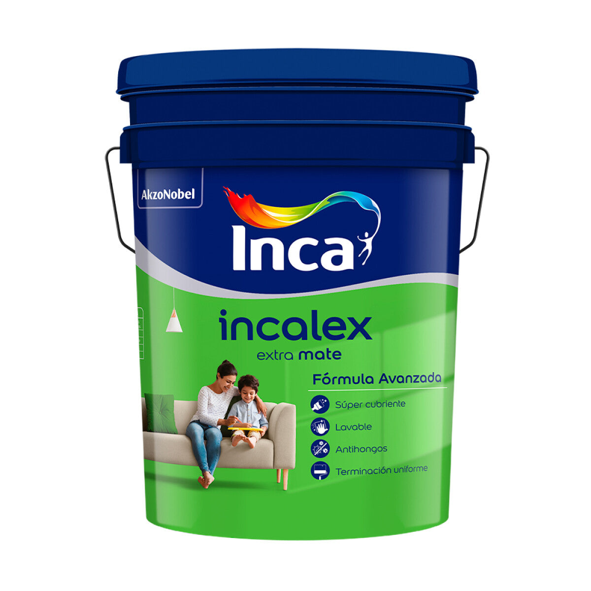 Incalex Mate Lavable Blanco 20 Litros