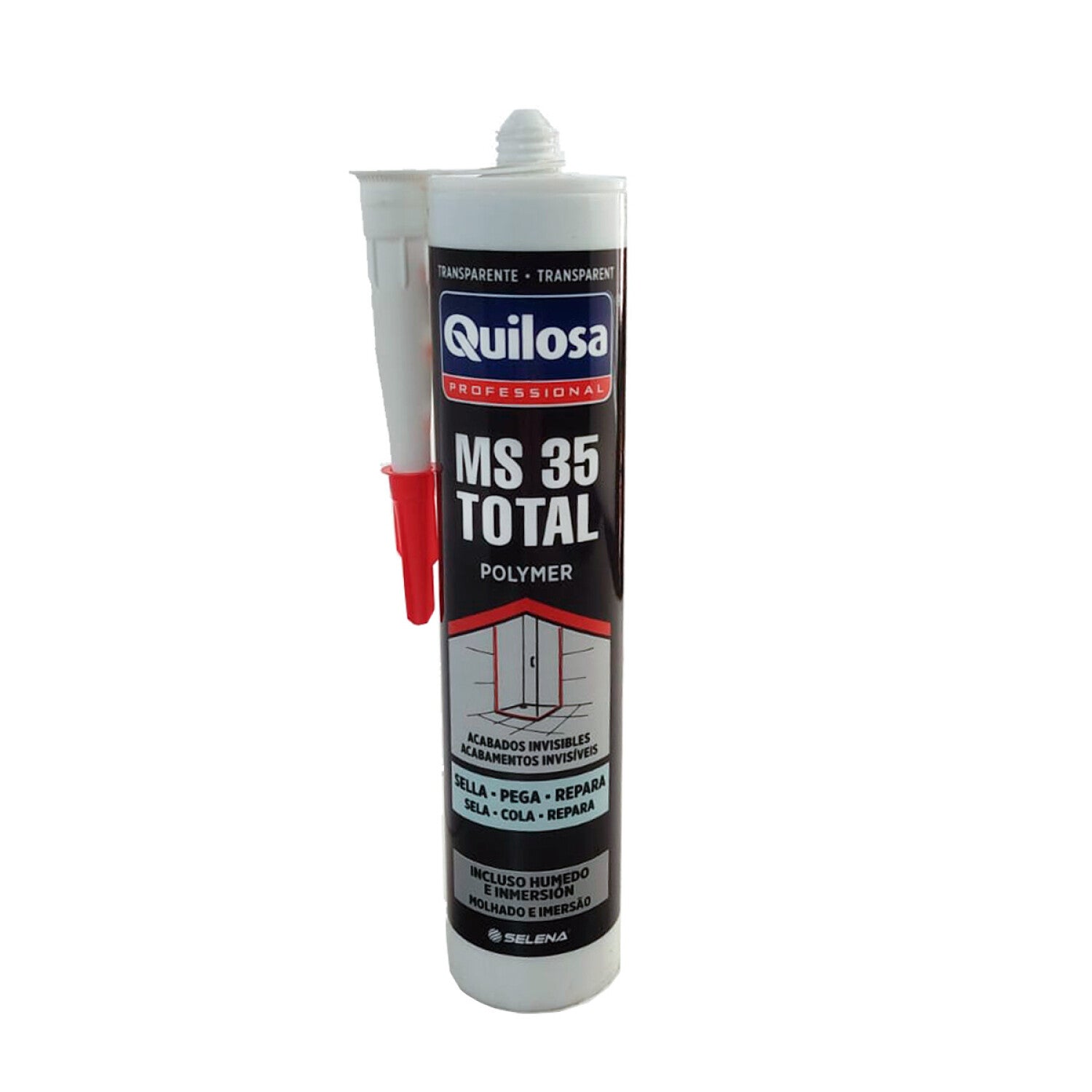 Quilosa Sellador Construccion MS35 Transparente 300 ml