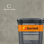 Suvinil Acrílico Efecto Cemento Quemado Día de Lluvia 5 kgs