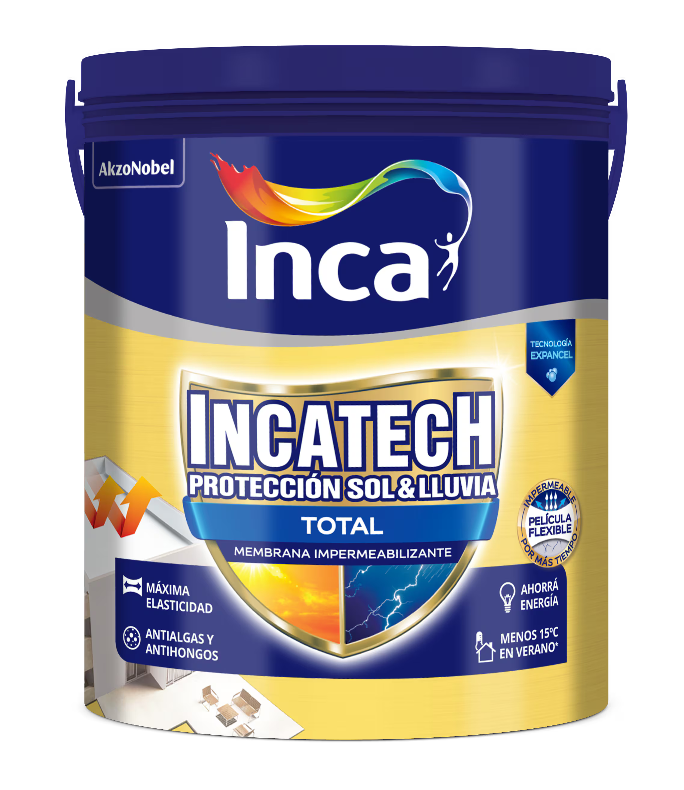 INCATECH Total Techos Blanco 20 kgs