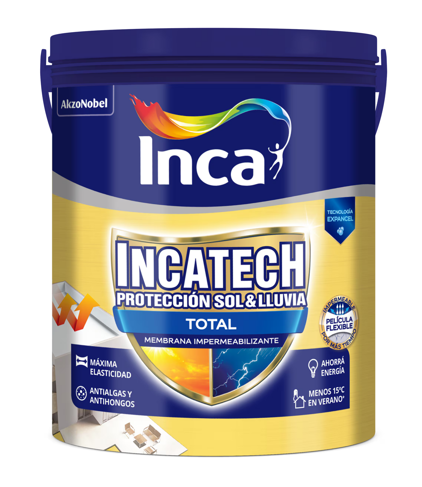 INCATECH Total Techos Blanco 20 kgs