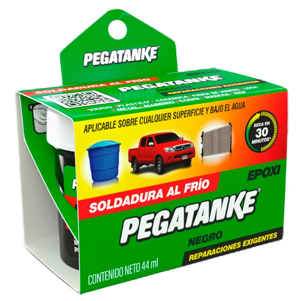 Pegatanke Pegamento Epoxi 2 Componentes Negro 35 Grs