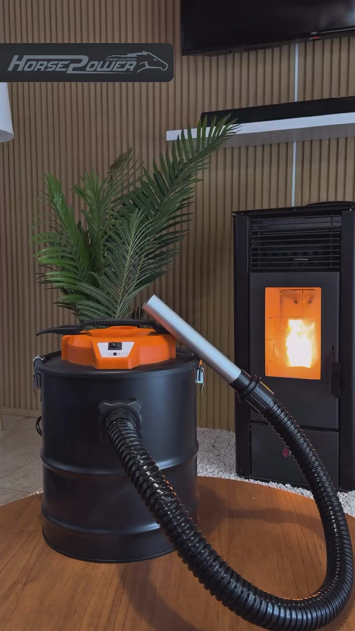 Horse Power Aspiradora de Cenizas 1000W 15Litros