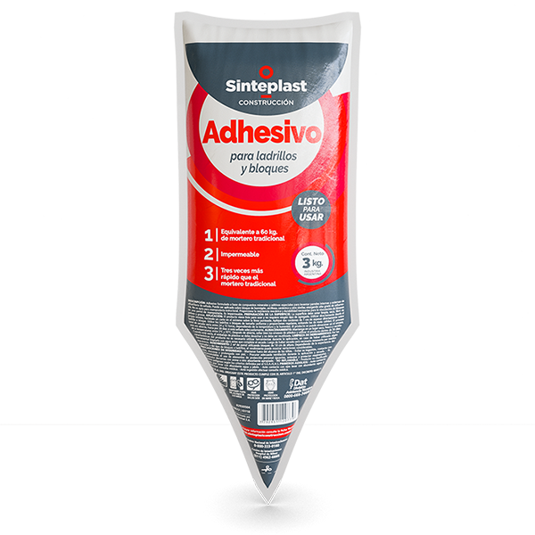 Sinteplast Adhesivo para ladrillos y bloques 3 Kgs