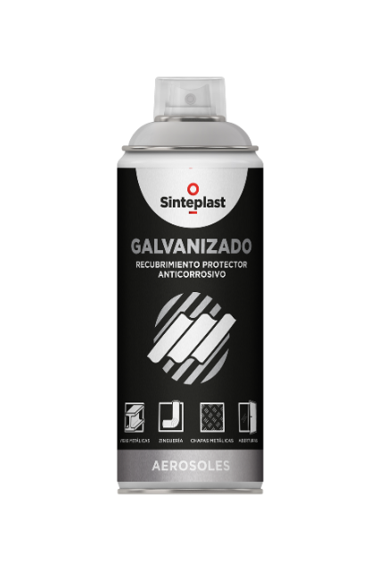 Aerosol Protector Anticorrosivo Galvanizado SINTEPLAST 440cm2