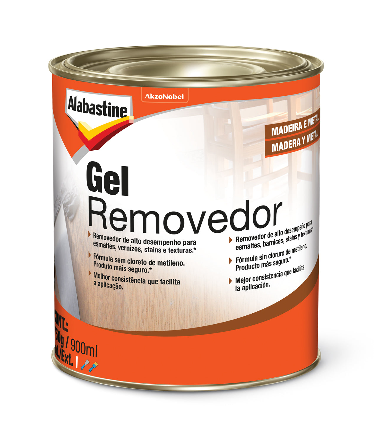 Removedor De Pintura Gel Alabastine 900Ml / 750g