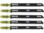 Yato Juego 5Pz. P/Madera y PVC 10T P/Sierra Caladora YT-3401