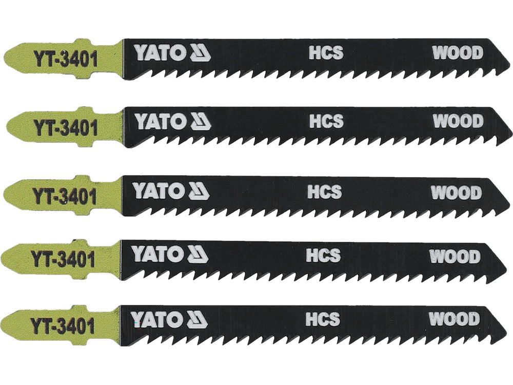 Yato Juego 5Pz. P/Madera y PVC 10T P/Sierra Caladora YT-3401
